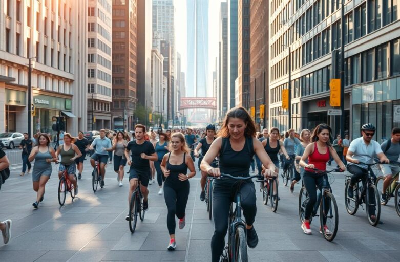 workout while commuting
