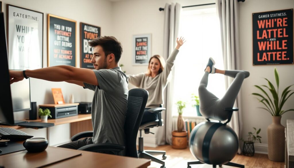 desk fitness for gamers