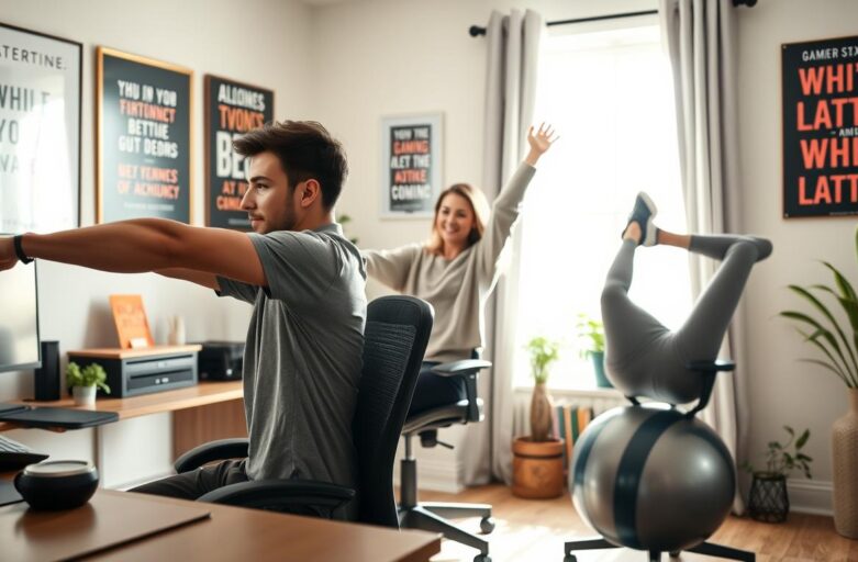 desk fitness for gamers