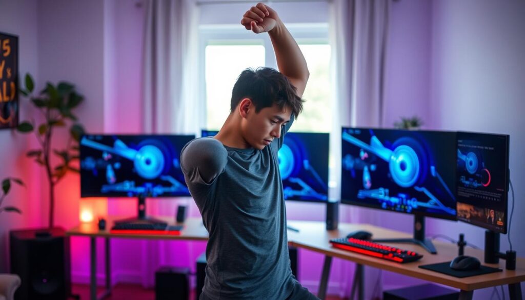 stretching for gamers