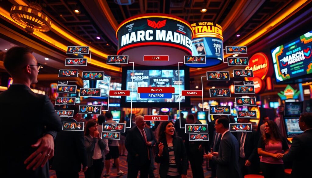 March Madness bracket casino challenges