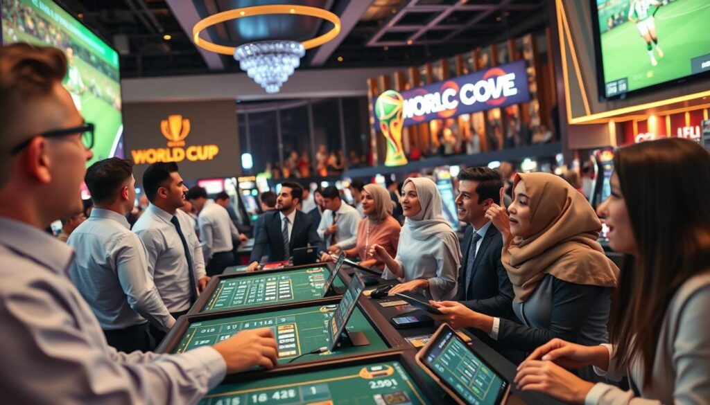 World Cup live betting casino experience