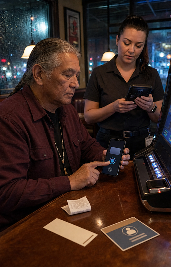 Biometric Security At A Neighborhood Gaming Venue