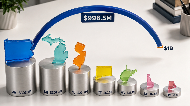 June Revenue Reached $996.5 Million Across Seven States