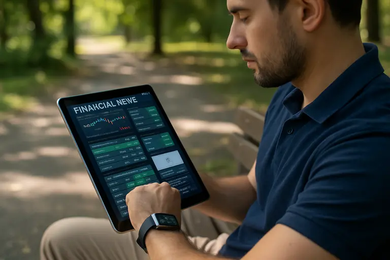 Desktop screen showing market charts and casino app performance notes
