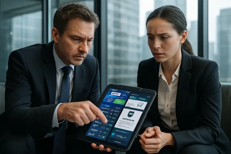 Regulatory documents and a phone on a desk
