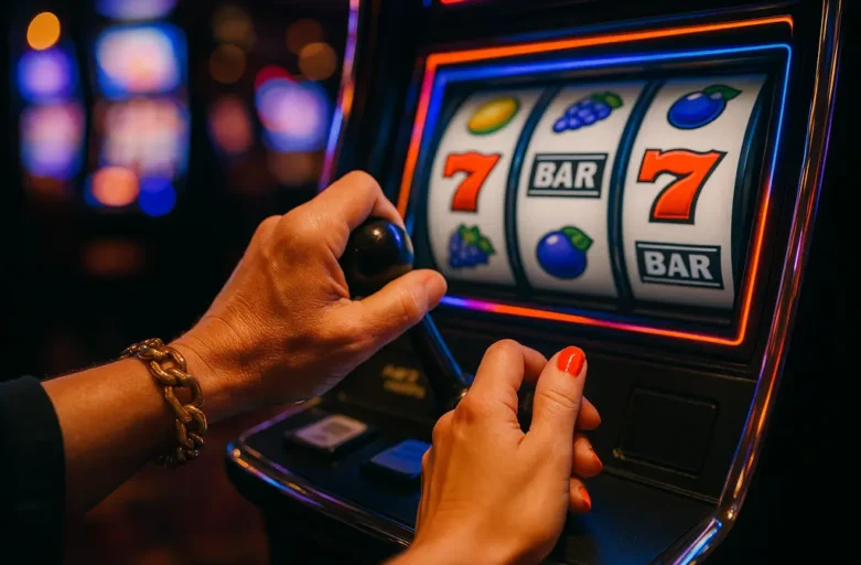 September Casino Revenue chart reviewed on a laptop beside a mobile casino app